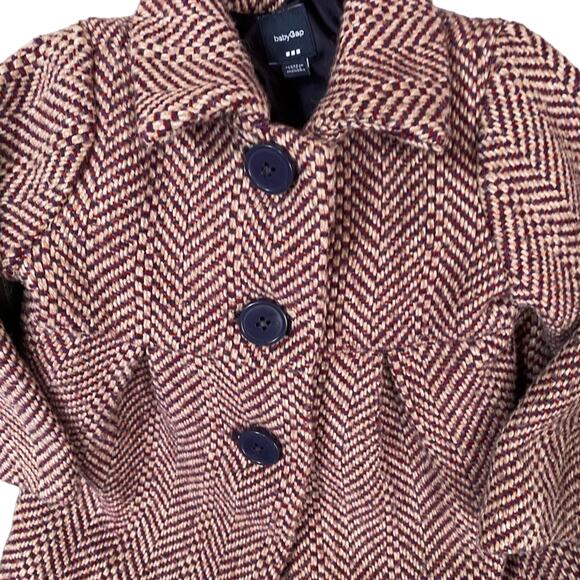 BabyGap Gap Adorable Wool Blend Coat in Wonderful Condition 12mo-18mo - Picture 3 of 7
